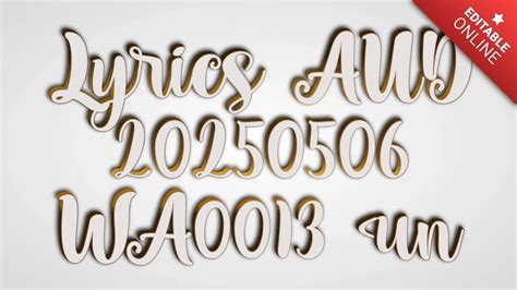 lyrics aud-20240701-wa0013 <unknown>|AUD.